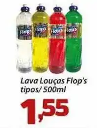 Confiança Supermercados Lava louças flop's tipos oferta