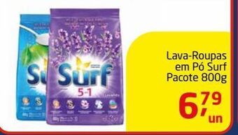 Tenda Atacado Lava-roupas em pó surf pacote 800g oferta