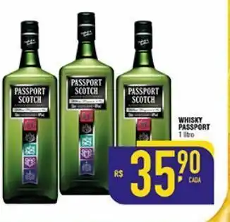 Mercantil Rodrigues Whisky passport x 1l oferta