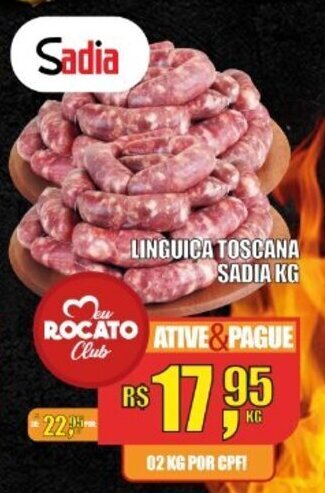 Linguica Toscana Sadia 1kg
