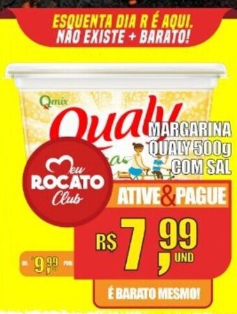 Margarina Qualy 500g com sal