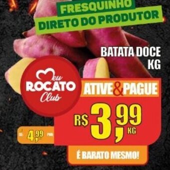 Rocato Supermercados Batata Doce 1kg oferta