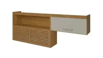 Armário de cozinha nesher princesa nicho 2 porta - freijo