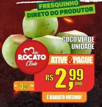 Coco verde unidade