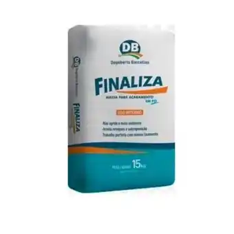 Massa mineral finalizada para acabamento interna 15kg dagoberto barcellos