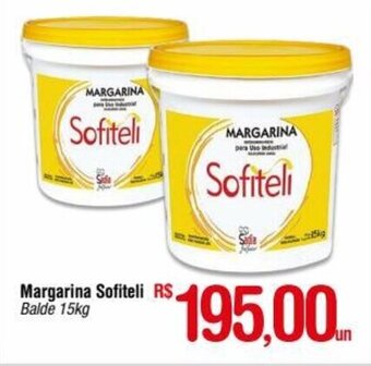 Fort Atacadista Margarina Sofiteli 15kg oferta