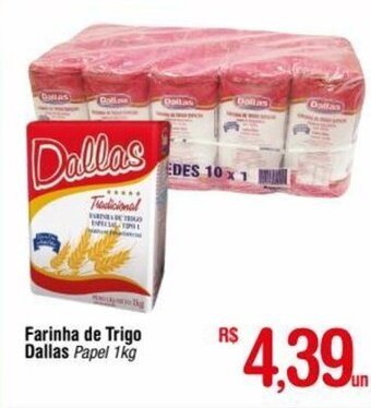 Fort Atacadista Farinha de trigo Dallas 1kg oferta