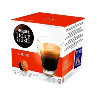 Café em cápsula nescafé dolce gusto lungo 16un
