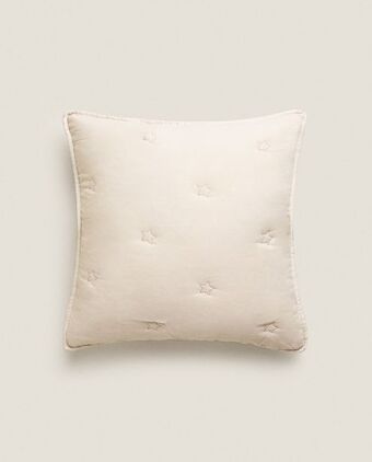 ZARA HOME Capa de almofada microfibra estrelas oferta
