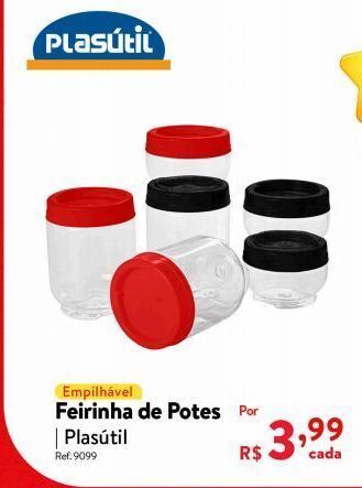 Le Biscuit Feirinha de potes plasutil oferta