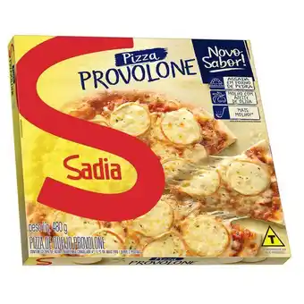Zona Sul Pizza de queijo provolone sadia 480g oferta