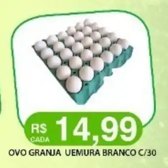 Ovo Granja Uemura Branco c/3