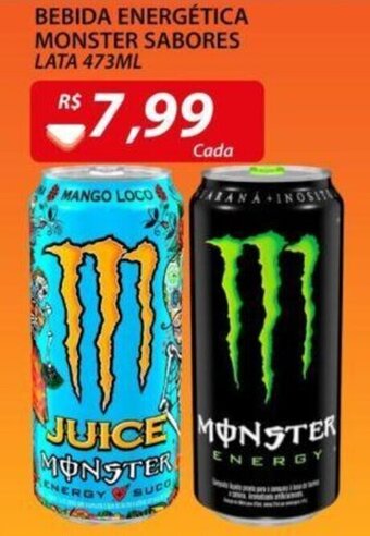Assaí Atacadista Bebida Energetica Monster Sabores 473ml oferta