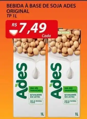 Assaí Atacadista Bebida a Base de Soja Ades original sabores 1L oferta