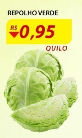 Assaí Atacadista Repolho Verde 1kg oferta
