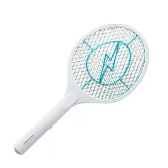 Raquete elétrica mata insetos com bateria recarregável bivolt multilaser - hc034