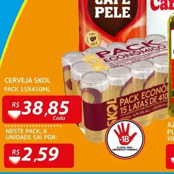 Assaí Atacadista Cerveja skol oferta