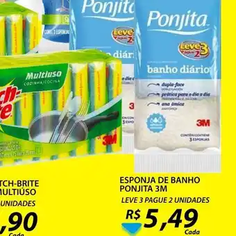 Assaí Atacadista Esponja de banho oferta