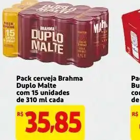 Mercado Extra Pack cerveja brahma oferta