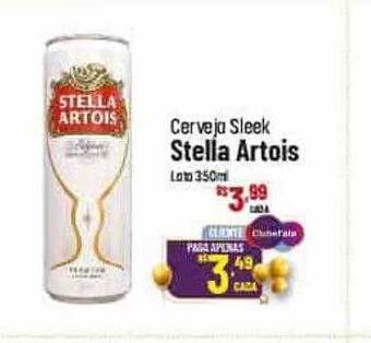 Muffato Cerveja sleek stella artois oferta