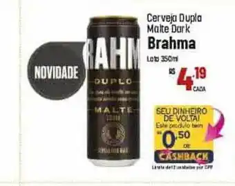Muffato Cerveja duplo malte dark brahma oferta