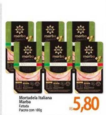 Atacadão Mortadela italiana marba oferta