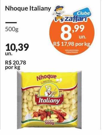 Nhoque italiany