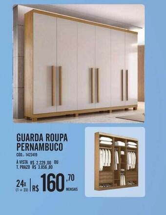Zema Guarda roupa pernambuco oferta