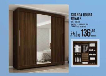 Zema Guarda roupa royale oferta