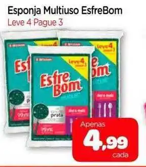 Esponja multiuso esfrebom