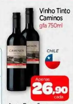 Nordestão Vinho tinto caminos oferta