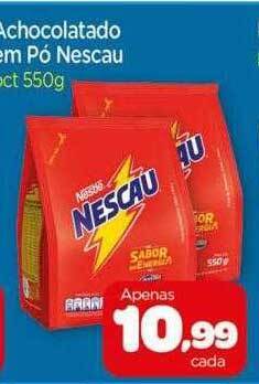 Achocolatado em pó nescau