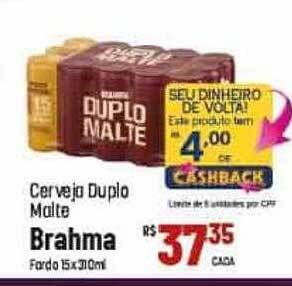 Muffato Cerveja duplo malte brahma oferta