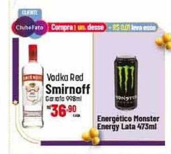 Muffato Vodka red smirnoff oferta