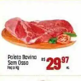Muffato Palete bovina sem osso oferta