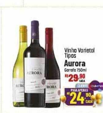 Muffato Vinho varietal tipos aurora oferta