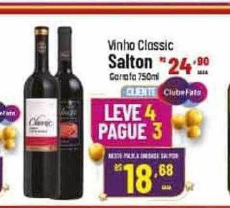 Muffato Vinho classic salton oferta