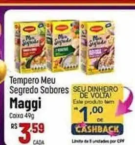 Muffato Tempero meu segredo sabores maggi oferta