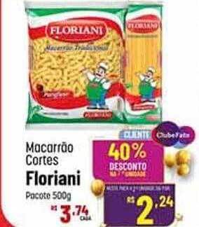 Macarrão cortes floriani