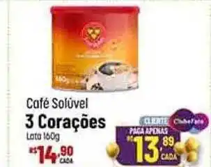 Muffato Café soluvel 3 corações oferta