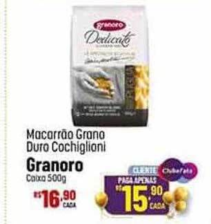 Macarrão grano duro cochiglioni granoro
