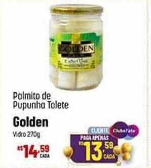 Muffato Palmito de pupunha tolete golden oferta