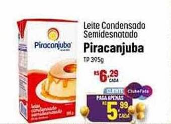 Leite condensado semidesnatado piracanjuba