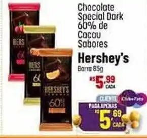 Muffato Chocolate special dark 60% de cacau sabores hershey's oferta