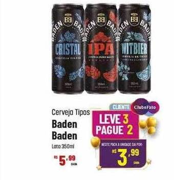 Muffato Cerveja tipos baden baden oferta