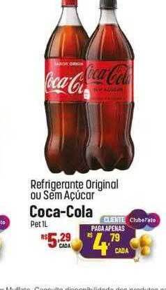 Muffato Refrigerante original ou sem açucar coca-cola oferta