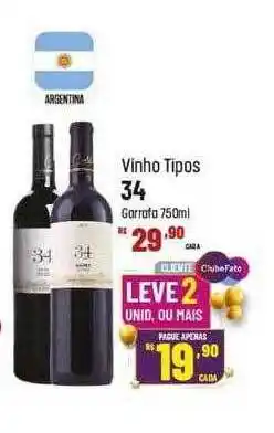 Muffato Vinho tipos 34 oferta