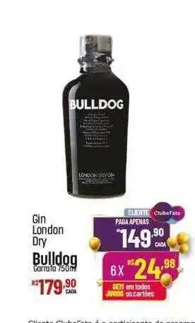 Muffato Gin london dry bulldog oferta