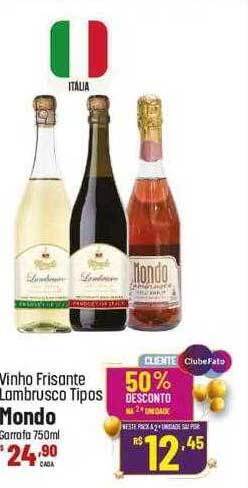 Muffato Vinho frisante lambrusco tipos mondo oferta
