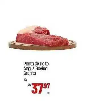 Ponta de peito angus bovino granito